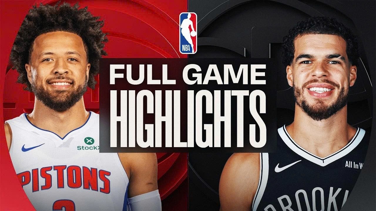 Detroit Pistons vs Brooklyn Nets Full Game Highlights - March 10,2026 | NBA
