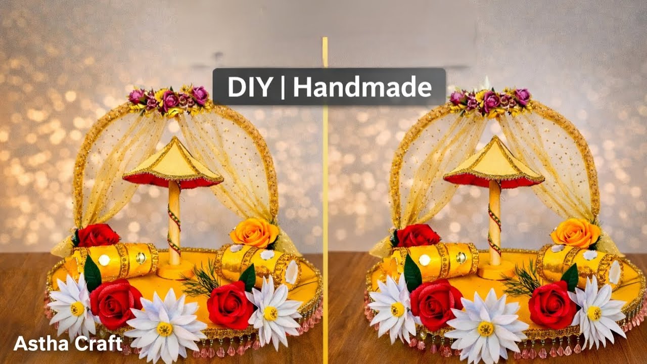 DIY Haldi Platter | Wedding Decoration Idea 💛