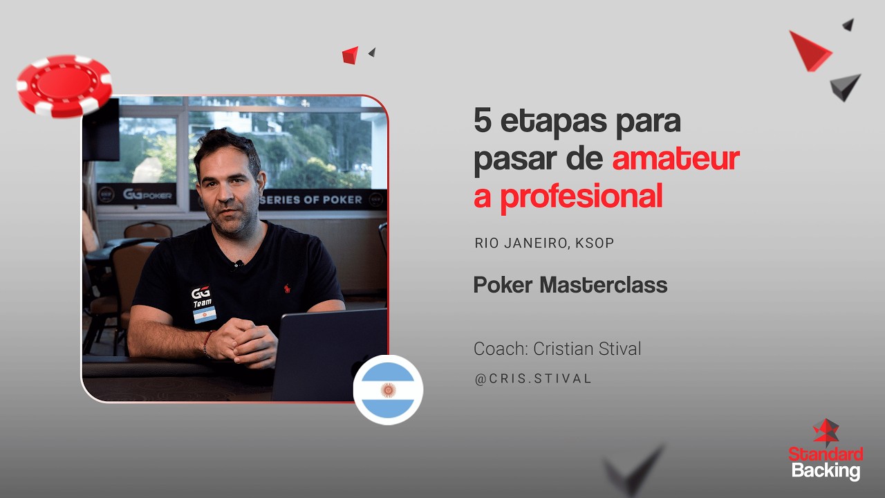 🇪🇸 🎓 5 pasos para pasar de Amateur a Profesional | Masterclass de Poker con Cristian Stival