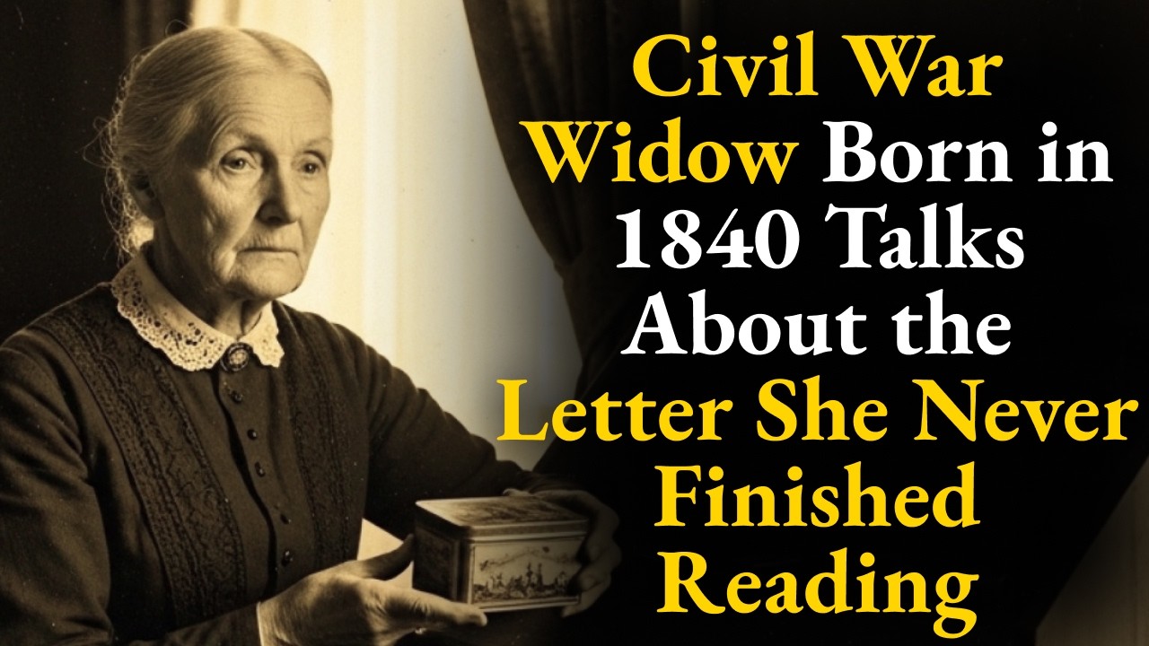 Civil War Widow Born in 1840 Talks About the Letter She Never Finished Reading