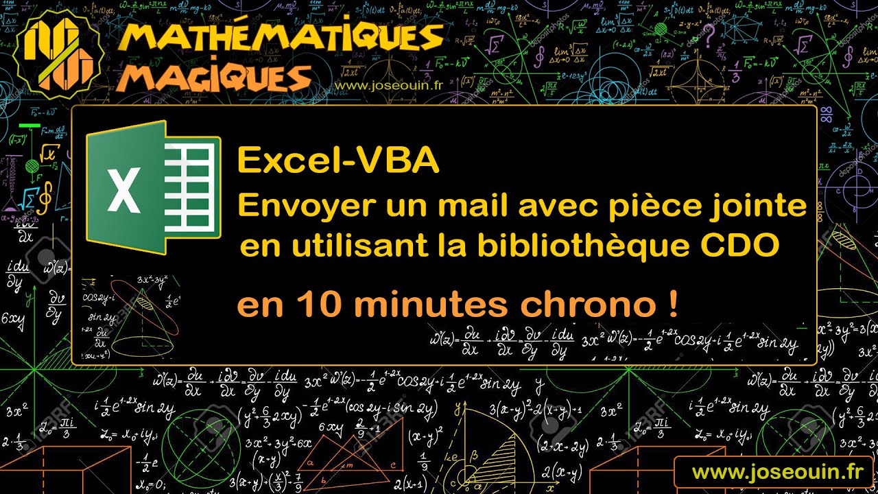 🛩️ Excel VBA : Envoyer un mail avec pièce jointe en utilisant la bibliothèque CDO