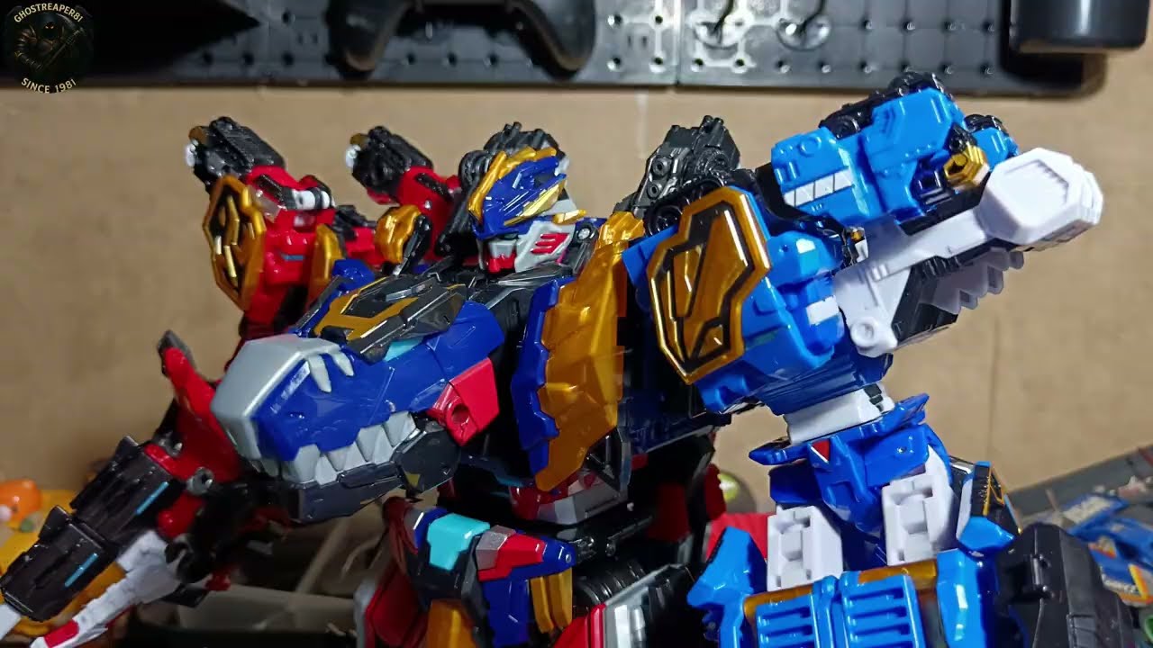 MiniForce Dinoid - Rex Kaizer D4 (Thunder T-Rex & Burning Cera)