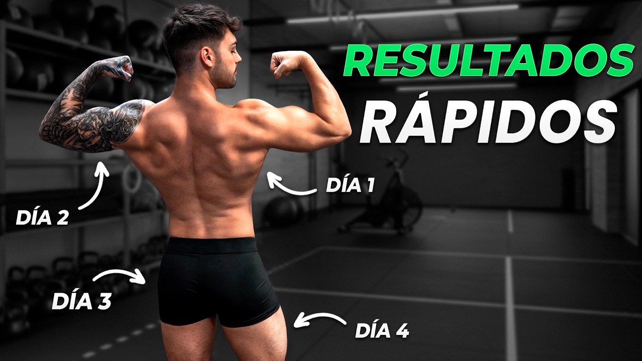 Rutina de 4 Días Gym para Principiantes