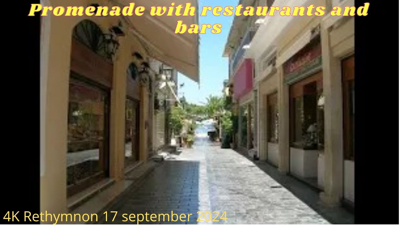 Promenade with restaurants and bars 17 sep 2024