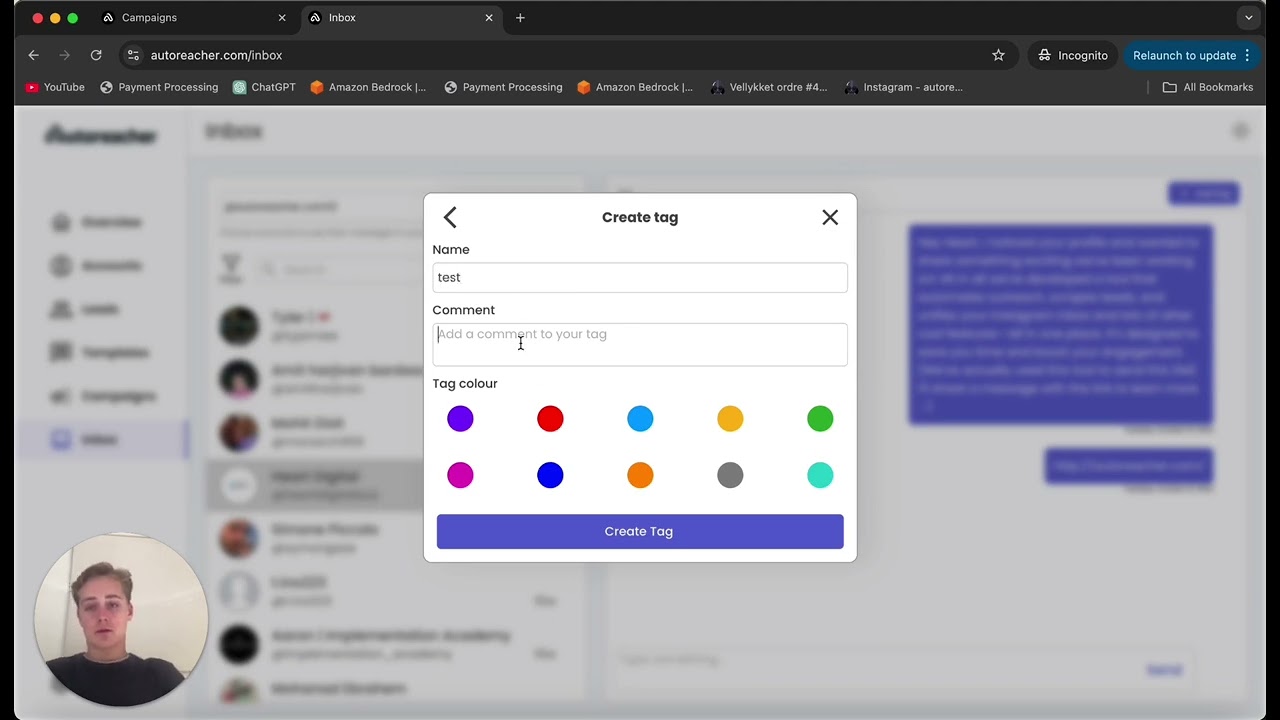 How to use the unified inbox