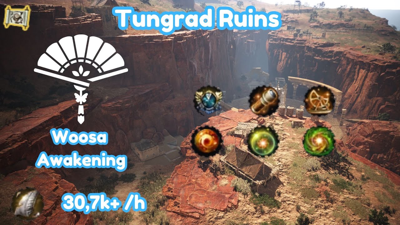 BDO | Woosa Awake 344AP | Tungrad Ruins | 30.7k YL | After Buffs