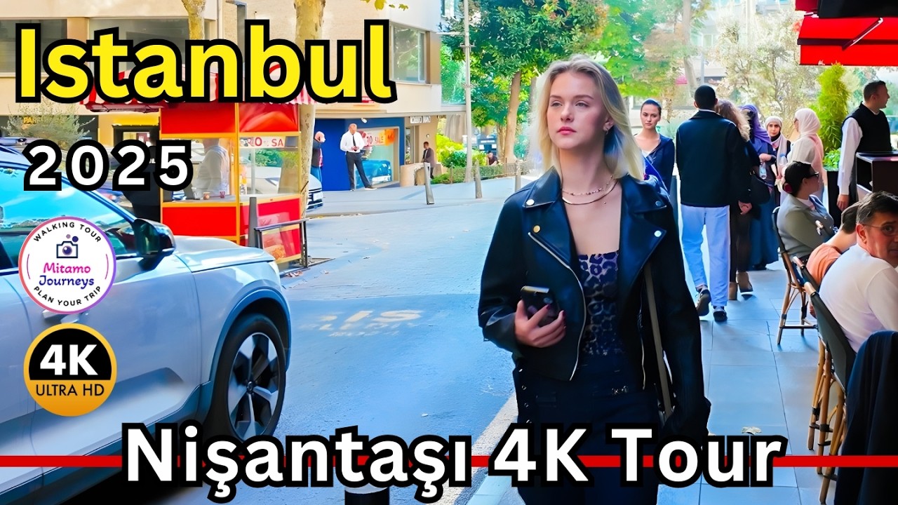 Exploring Istanbul’s Chic Side | Nişantaşı & Osmanbey Walking Tour in 4K UHD
