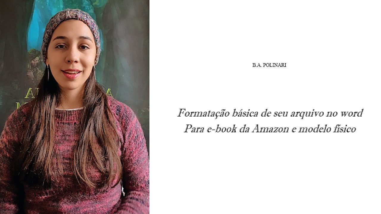 Formatando seu arquivo word para ebook e livro fisico Amazon