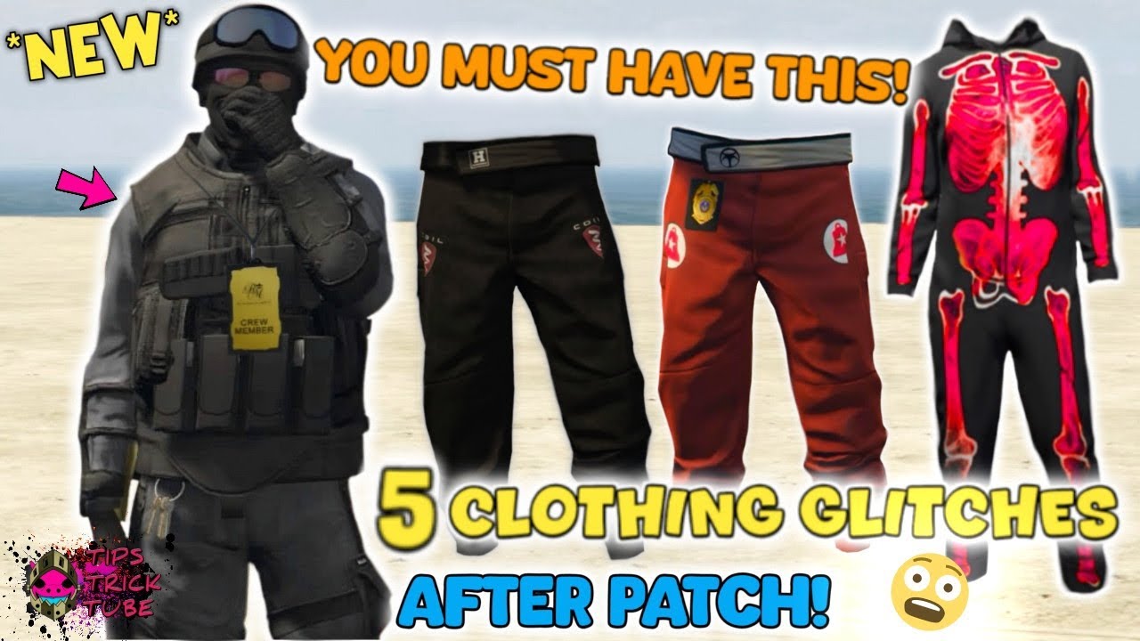 GTA 5 ONLINE - ALL WORKING CLOTHING GLITCHES AFTER PATCH 1.69! (Joggers Glitch & More!)