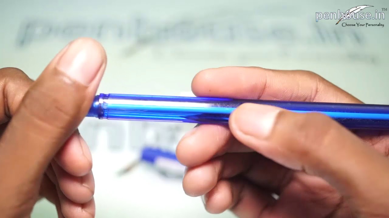 Staedtler Model No: 12577 Ball 432 Medium    Blue Body with triangle Grip Ball Pen