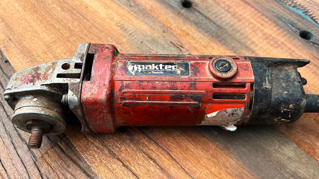 Restoration Tools || Rusty, Stain Angle Grinder Restoration || Maktec by Makita Angle Grinder