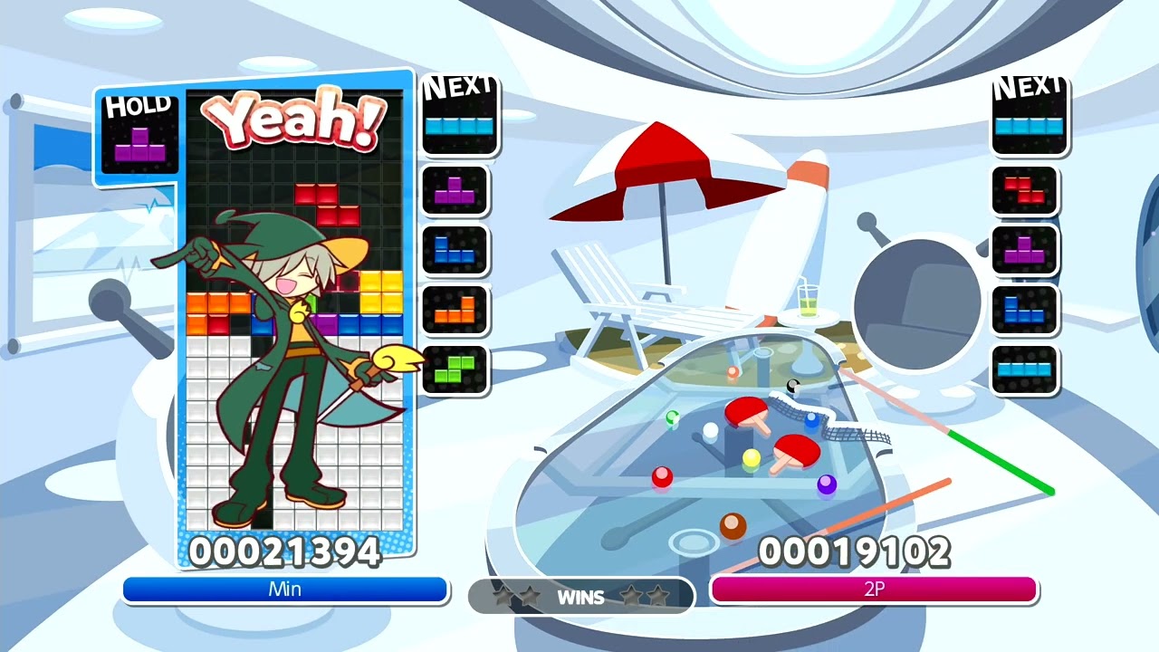 Game247 - Puyo Puyo Tetris: Another crazy game that's mainly one sided.