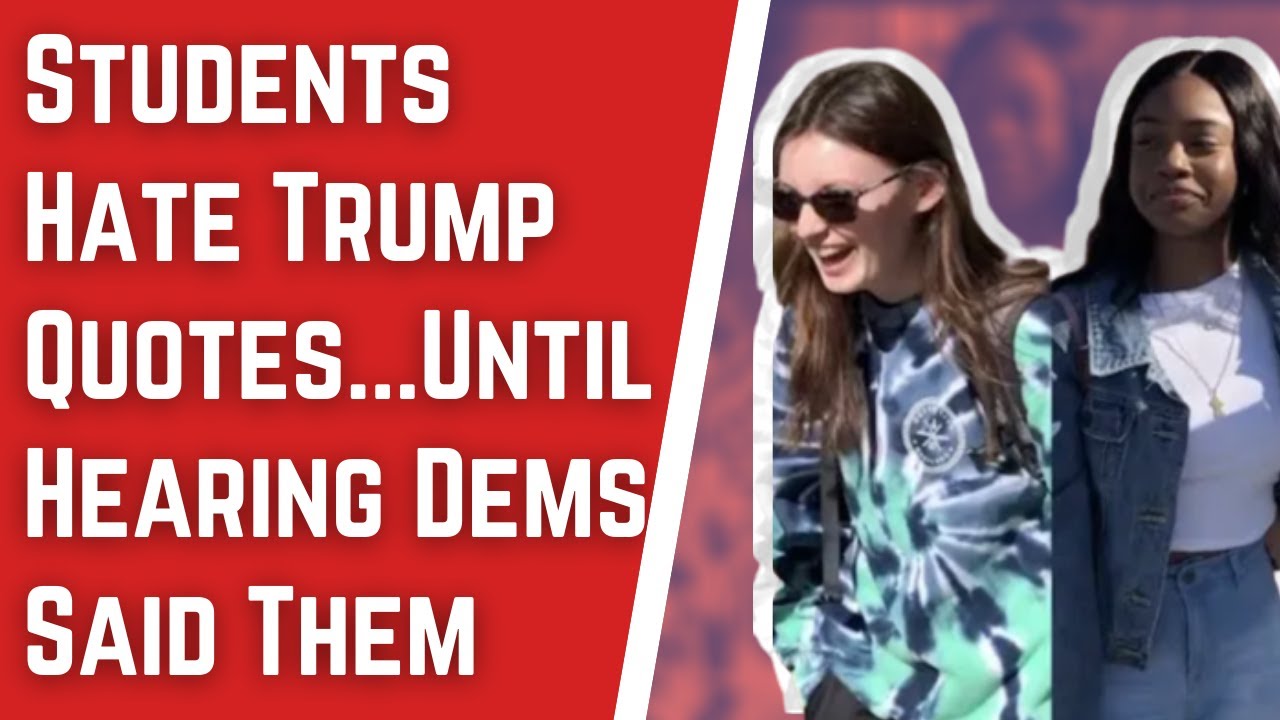 Students Hate Trump SOTU Quotes… Until Hearing They’re From 2020 Dem Candidates