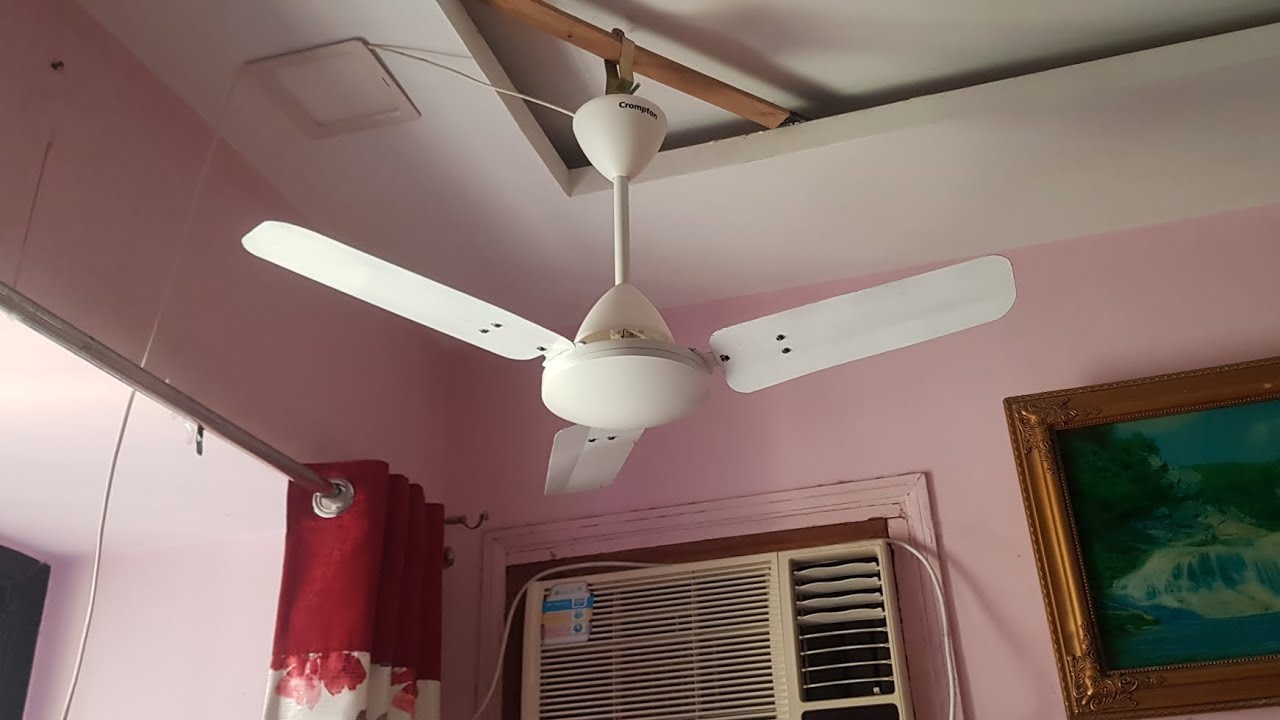 Crompton Jura Prime 1200 mm one star ceiling fan with Crompton HS 900 mm ceiling fan blades