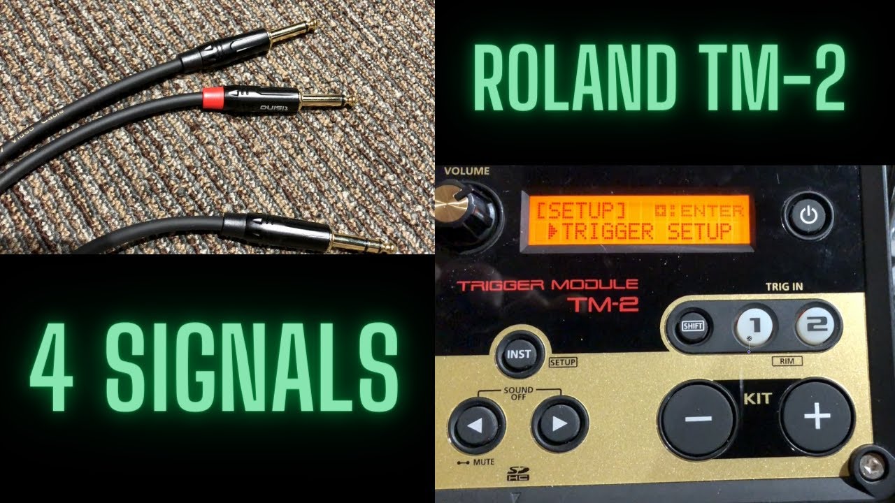 Getting 4 Trigger Signals Out Of The Roland TM2 - YES YOU CAN!