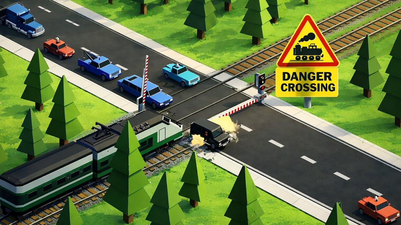 🚂 Can You Cross Before Train Arrives? | Gameplay #98