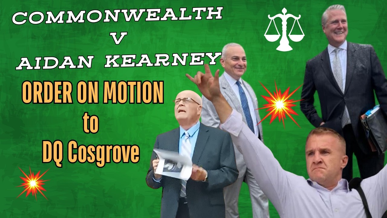 BREAKING: KEARNEY aka Turtleboy Order on Motion to DQ Cosgrove ☘️ Happy St. Paddy's Day Cupcakes! ☘️