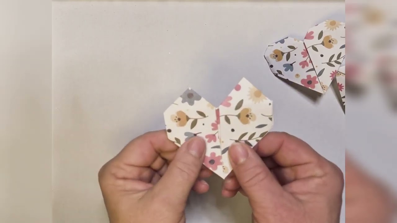 Herz falten (: In 3 min(:  Origami 