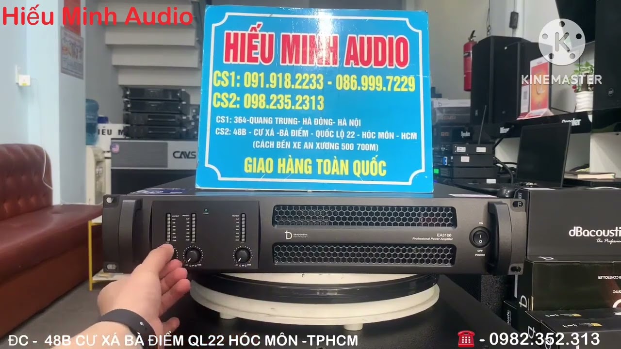 Đẩy c&ocirc;ng suất DB EA3106 &ndash; Lựa chọn tối ưu cho hệ thống &acirc;m thanh.LH_ 0982.352.313