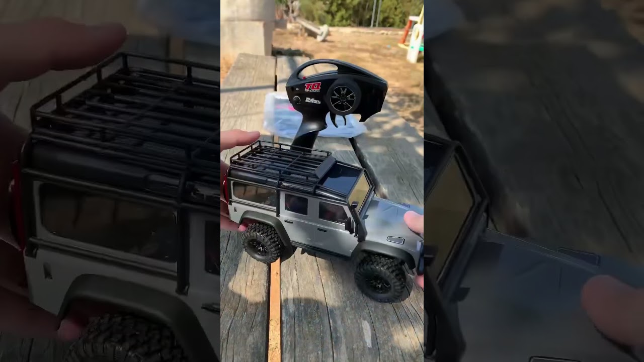 My new toy! Trx4m Unboxing and first run #trx4m #defender #rccar #unboxing #traxxas #crawler