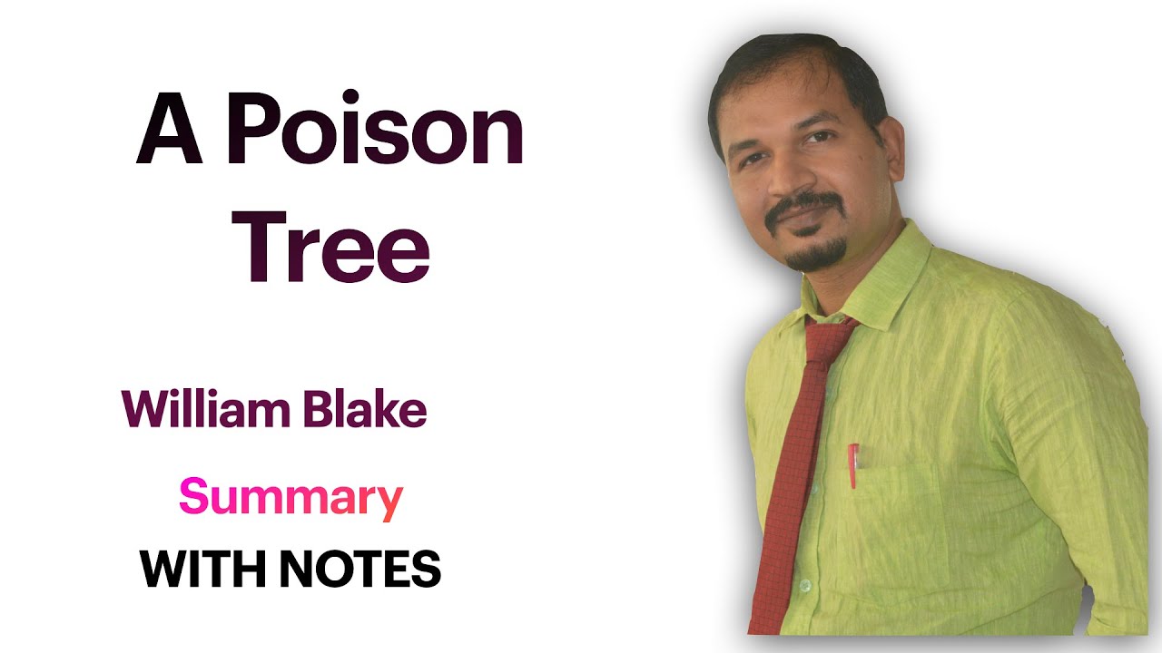 summary of poem The Poison Tree.