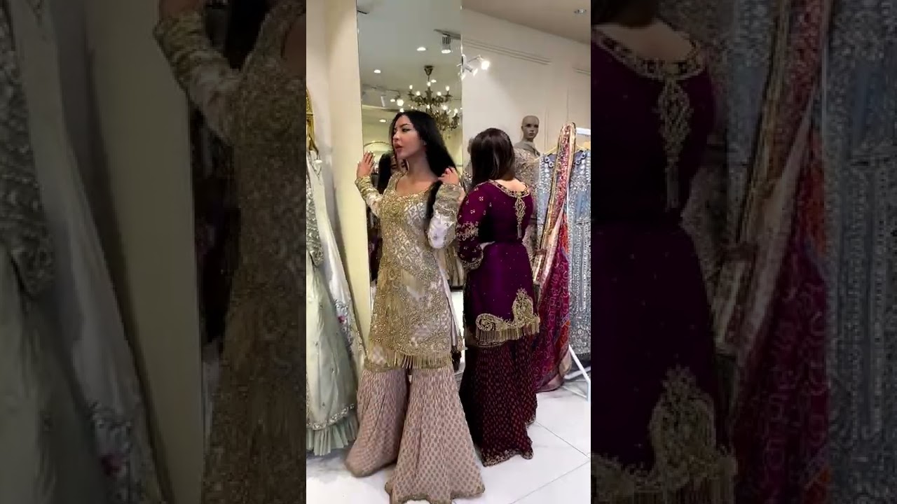 @sakshisindhi Designer Partywear garara #shorts #wedding #bridal #sharara #suit