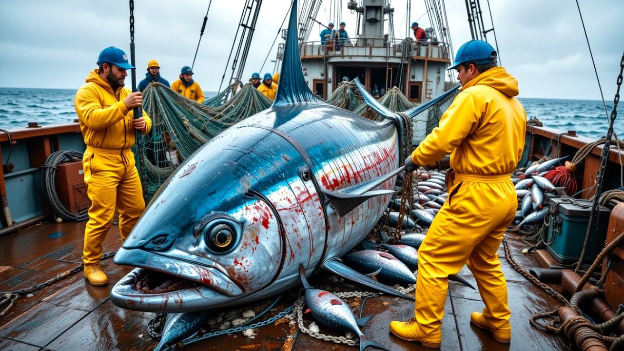 How CANNED TUNA is MADE 🐟 | INDUSTRIAL PROCESS 🏭