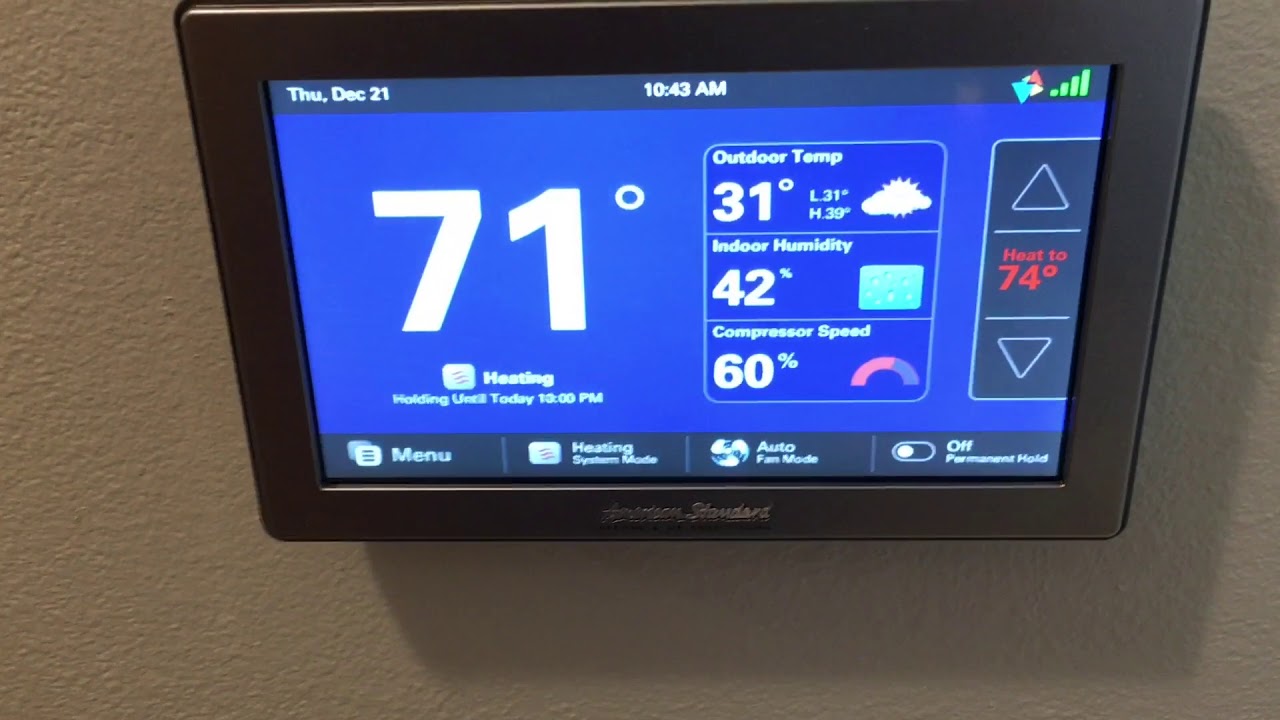 American Standard Heat Pump Install