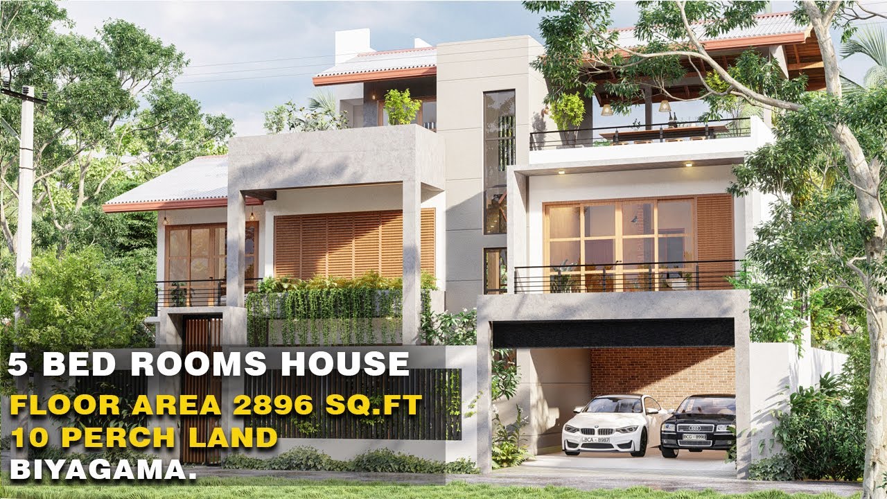 House Design | 5 Bedroom | 10 Perch @ Biyagama Sri Lanka