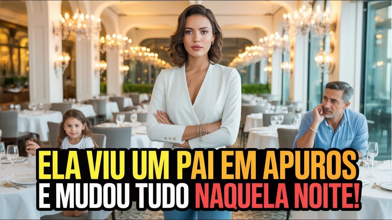 Milionária leva gêmeos para jantar e faz ato emocionante ao descobrir pai solteiro em apuros!