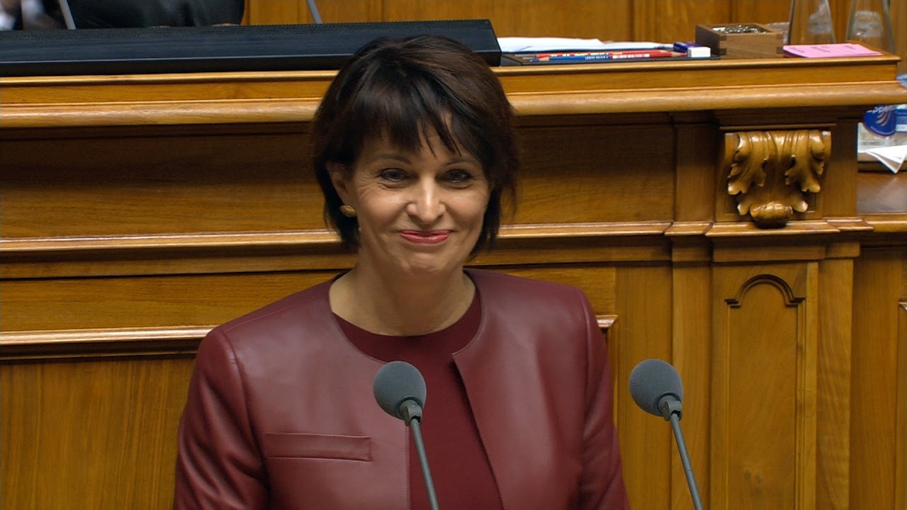 Bundespräsidium 2017: Ansprache von Doris Leuthard vom 7.12.2016 vor der Bundesversammlung
