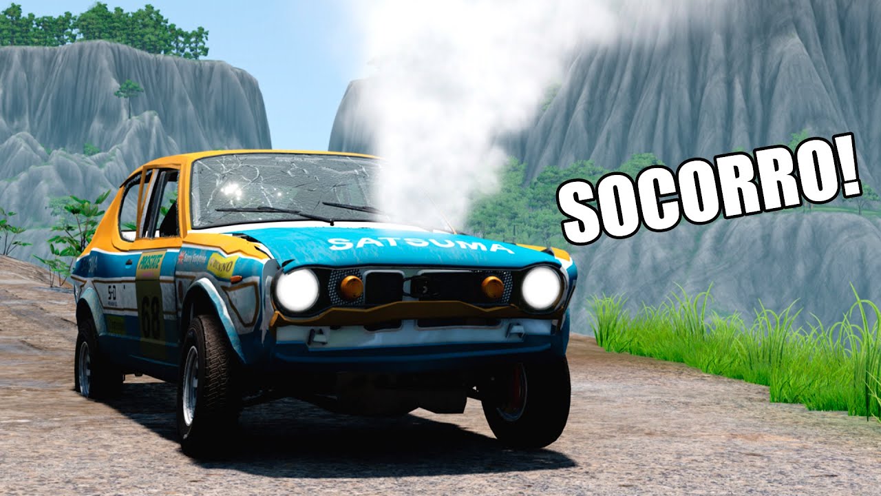 O Satsuma PASSOU MAL nas Estradas Perigosas da Montanha! - BeamNG.drive