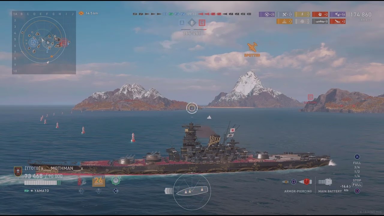 Best match I've had in the Yamato yet.