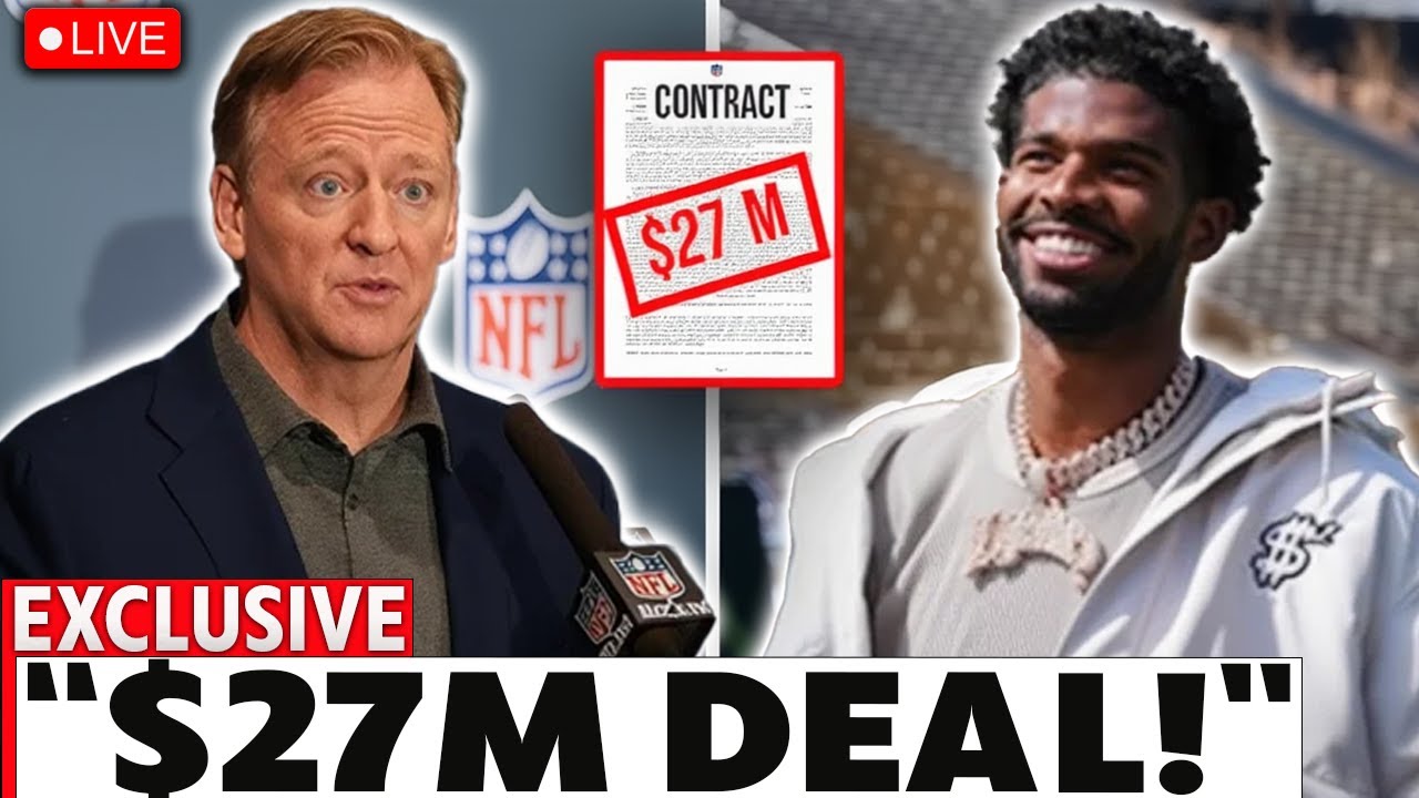 BREAKING: NFL FUMING As Shedeur Sanders Signs HUGE Contract OUTSIDE Of NFL!
