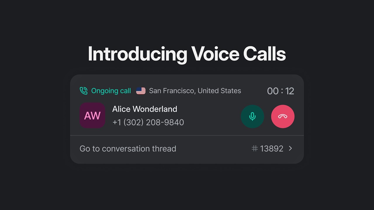 Introducing Voice Calls in Chatwoot