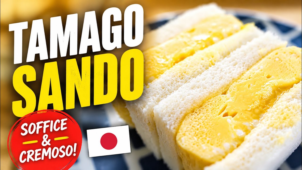 【Cucina Giapponese】TAMAGO SANDO (IL TRAMEZZINO DI UOVA) 🇯🇵 LA RICETTA FACILE E VELOCE 😎✌🏻