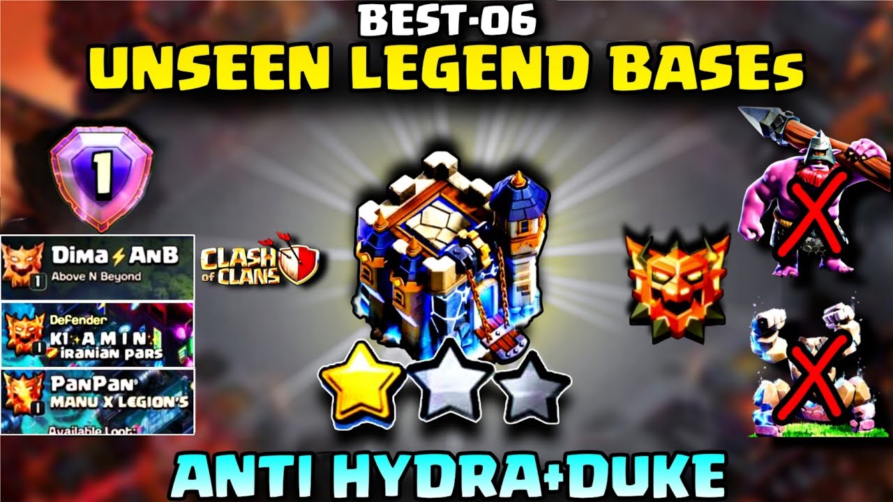 Best TH18 LEGEND BASE LINKS at +5800 Trophies in 2026 | Th18 war Bases | Clash of Clans Base Layouts