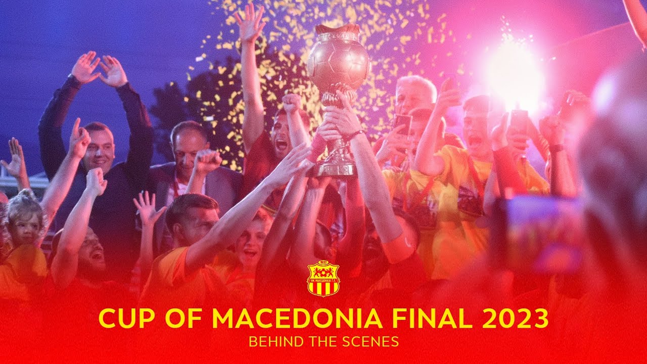 🏆 FK Makedonija GP Cup of Macedonia 2023 Winners | Behind The Scenes 🎥