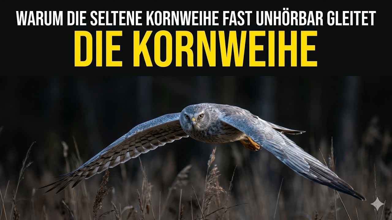 Der Graue Geist: Warum die seltene Kornweihe fast unh&ouml;rbar &uuml;ber dem Boden gleitet