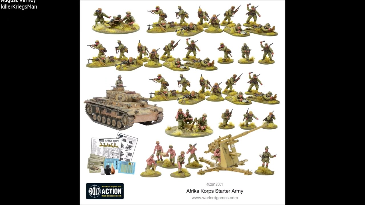 German Afrika Korp - Bolt Action Starter Army Review