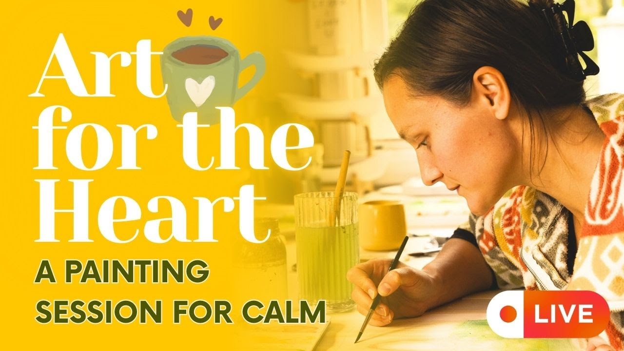 A Cozy & Comfy Art Session | Return home to yourself | Paint w me or freely (NO skills needed)