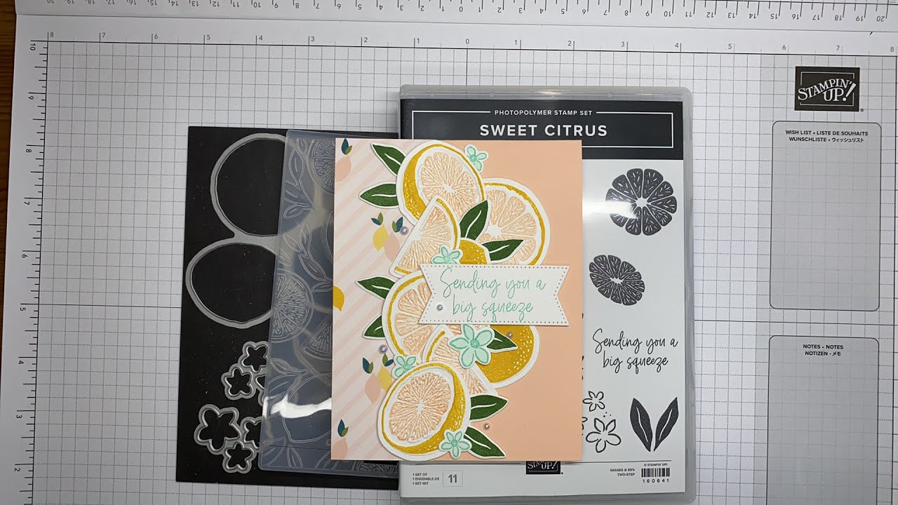 Stampin’ Up! Sweet Citrus Birthday Card Tutorial