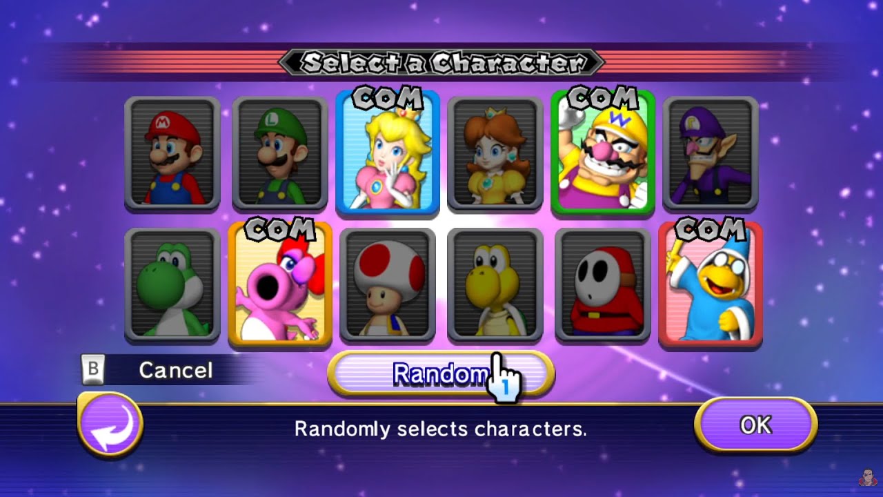 Mario Party 9 - Blooper Beach (Party Mode - CPU vs CPU Only/Master Difficulty)