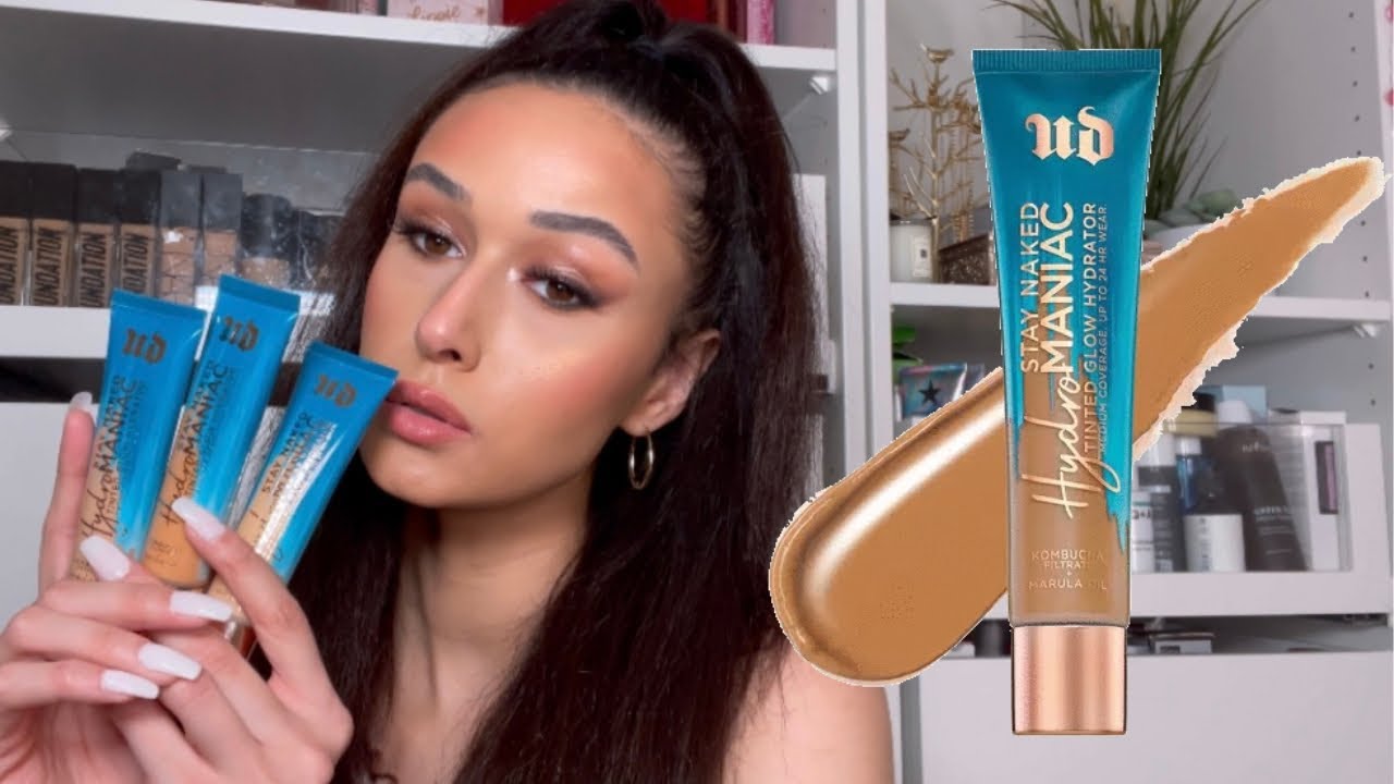 URBAN DECAY HYDROMANIAC TINTED GLOW HYDRATOR - Tutorial & Review