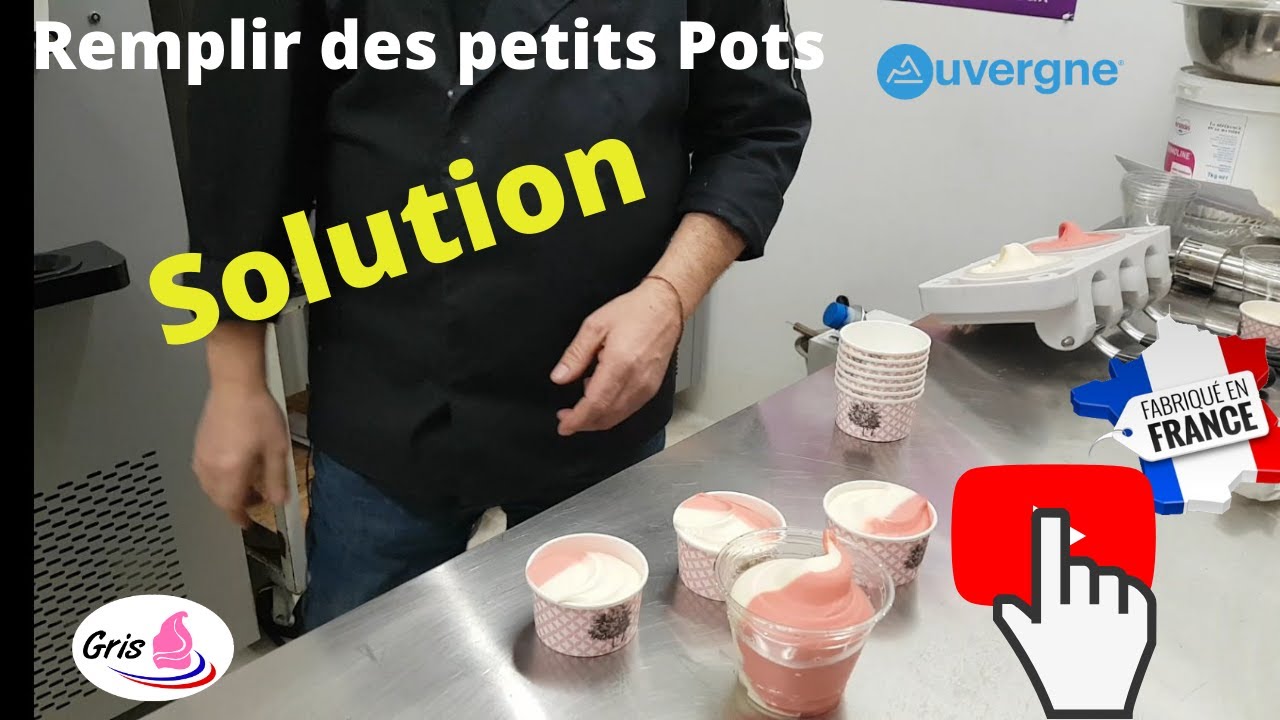 Comment remplir les petits pots de glace facilement