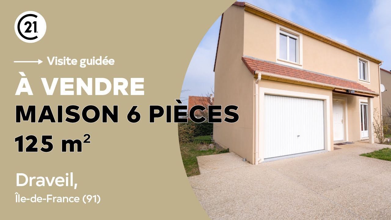Maison 6 pièces 125 m² à vendre - Draveil, Île-de-France (91) - Century 21 Avantage Immo