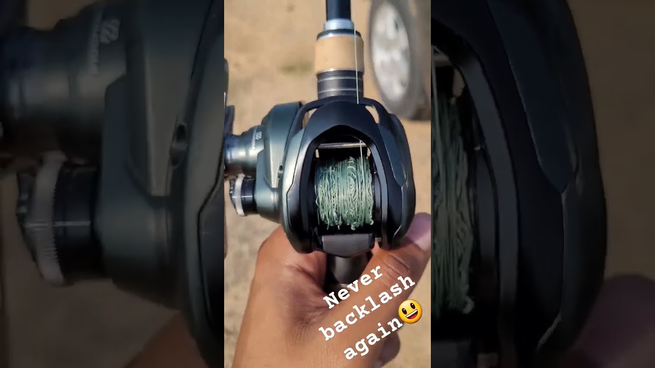 How to never backlash your baitcaster again with this easy tip :D #fishing