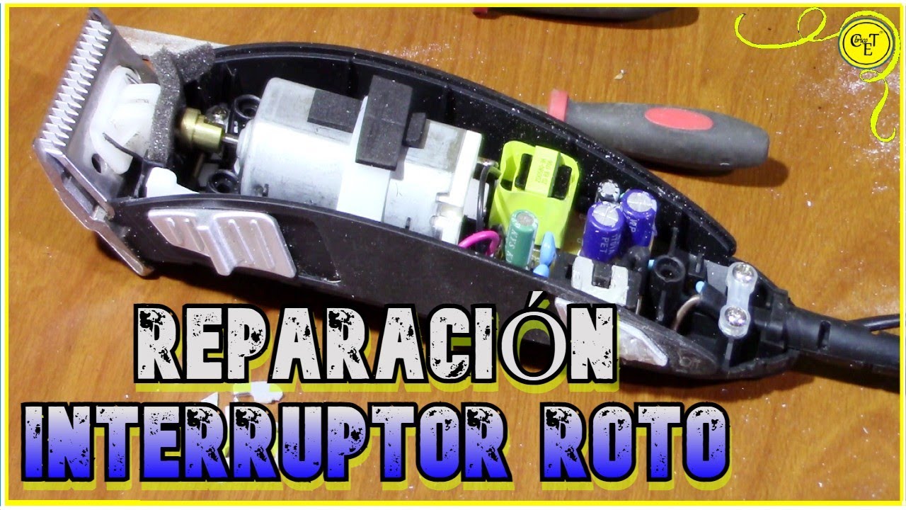 maquina corta pelos fabricada para NO durar (reparación fácil)