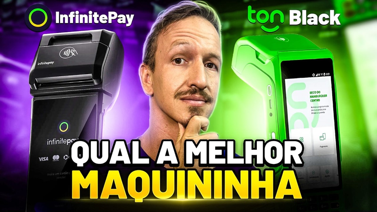 INFINITEPAY ou TON BLACK - Qual a Maquininha de Cart&atilde;o com MENOR TAXA em 2026? [AN&Aacute;LISE COMPLETA]