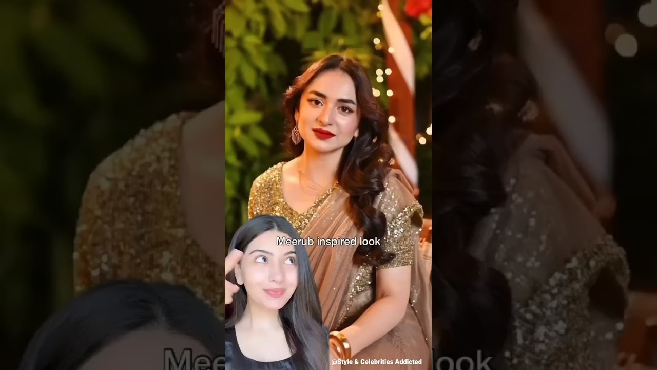 Meerub Inspired Makeup Look❤✨🔥#terebin #meerasim #yumnazaidi #inspired #makeup